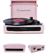 Sınırlı Üretim Crownwell Pikap Casablanca Lüks Retro Tasarım Hoparlör, Bluetooth & USB Plak Çalar, Ahşap Vintage Müzik Seti Özel Seri
