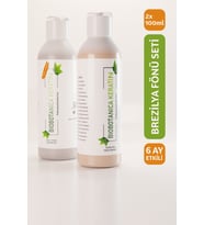 Biobotanica Brezilya Fönü Keratini/Saç Düzleştirici/ 2x100ml Şampuan+Keratin Bakımı Mini Set