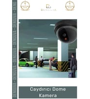 #DomeKamera Gerçekçi Tasarım Kırmızı Led Işıklı Pilli Profesyonel Güvenlik Caydırıcı Dome Kamera