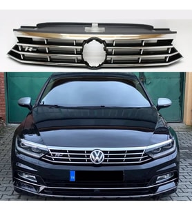 Volkswagen Passat Uyumlu B8.5 Rline Ön Panjur Izgara Seti 2015+ Parça