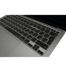 Rusça Klavye Macbook Air M1 Kılıfı A2179 A2337 ile Uyumlu Koruyucu