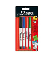 Sharpie Ultra Fine İnce Standart Renk 4lü Blister S0835360