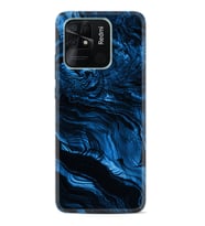 Xiaomi Poco X3 Pro M4 Pro X4 Pro C40 10C Kılıf Desenli Silikon Blue MArble 1379