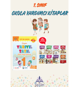 Üçgen 1.Sınıf Yarıyıl Tatil Kitabı (1.Dönem Konularını Kapsar)- Hikaye Seti Hediyeli