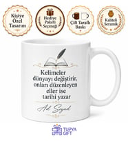 Editöre Hediye Kişiye Özel Baskılı Kupa Bardak Editör Hediyesi