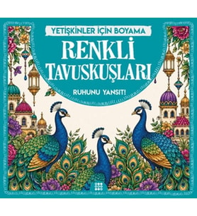Renkli Tavuskuşları & Yetişkinler için Boyama
