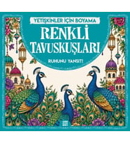 Renkli Tavuskuşları & Yetişkinler için Boyama