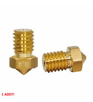0.4mm x 1.75mm M6 Prinç Nozzle 3D Yazıcı Printer 1.75mm Filament Uyum MK8 CR-10 CR-10S Ender 3