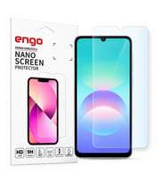 Samsung Galaxy A08 İle Uyumlu Ekran Koruyucu SM-A085F Nano Parlak 9H Kırılmaz Esnek Cam Çizilmeye Dayanıklı Şeffaf