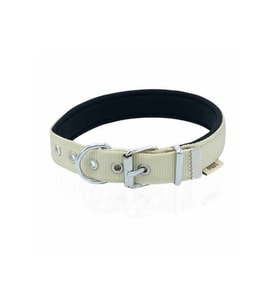 Softlu Köpek Boyun Tasması 3 cm 42 cm-50 cm Haki