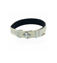 Softlu Köpek Boyun Tasması 3 cm 42 cm-50 cm Haki