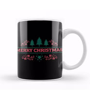 Yılbaşı Yeni Yıl Konseptli Merry Christmas 02 Kupa Bardak Porselen