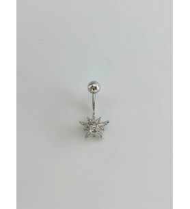 Kutup Yıldızı Detaylı Göbek Piercing - Pg0161