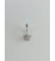 Kutup Yıldızı Detaylı Göbek Piercing - Pg0161