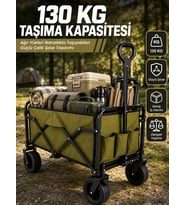 Kamp, Piknik, Plaj Ve Alışveriş İçin Çok Amaçlı Katlanabilir Wagon