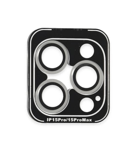 İphone 15 Pvd Metal Kamera Lens - Gümüş