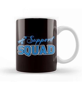 Support Squad Child Abuse Prevention Month April Awareness Kupa Bardak Porselen