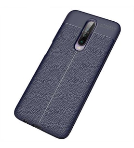 Xiaomi Redmi K30 Kılıf Pu-Deri Leather Pu Serisi Esnek Soft Ultra Protection (Lacivert)