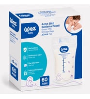Wee Baby Anne Sütü - Süt Saklama Poşeti 60 Lı Set (Dondurucuya Uygun) (3PK*20)
