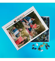 500 Parça Kişiye Özel 2 Fotoğraflı Kolaj Puzzle Kutulu