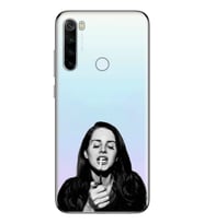 Redmi Note 8 Uyumlu Lana Del Rey Desenli Şeffaf Telefon Kılıfı