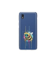 Samsung Galaxy A01 Core ile uyumlu Splash arı tasarımlı şeffaf silikon kılıf