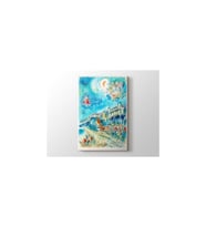 Marc Chagall - Bataille De Fleurs Premium Kanvas Tablo
