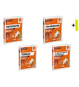 8. Sınıf T.c. Matematik Fen Türkçe İnkılap Müfredatın Gizli Dergisi Gizli Yayınları