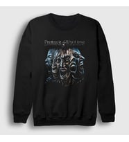 Presmono Unisex Siyah Pain Demons And Wizards Sweatshirt 409683tt