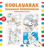 Kodlayarak Boyamayı Öğreniyorum 64 Boyama - Kerem Altındağ - Martı Yayınları