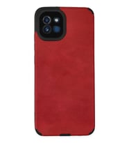 Durukar® Samsung Galaxy A03 Kılıf Loop Deri Silikon - Kırmızı