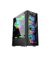 Performax 650w 80+ Bronze Inferno Bl-650b 4x Rgb Fanlı Gamıng Mıd-tower Kasa Teşhir