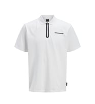 Jack & Jones 12273127 Jcofusion Pique Polo Ss Sn Beyaz