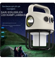 3 farklı moda sahip kamp lambası masa lambası
