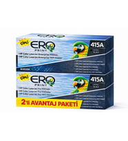 HP Color LaserJet Enterprise M455dn Muadil Toner - 2400 Sayfalık Çipli Siyah Toner - 2'li Avantaj Paket