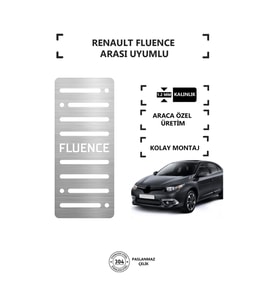 Renault Fluence Ayak Dinlendirme Pedalı Krom Ayak Dayama Pedalı