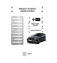 Renault Fluence Ayak Dinlendirme Pedalı Krom Ayak Dayama Pedalı