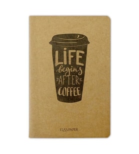 Life Begins Coffee - Defter