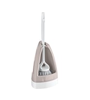 Titiz TP-118 Plastik WC Klozet Tuvalet Fırça Seti Takımı - Krem