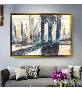 Altın Çerçeveli dekoratif tablo a835 (Gold)