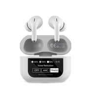 Airpro2 Dokunmatik LCD Panelli Bluetooth Kulaklık ANC Özellikli (Beyaz)