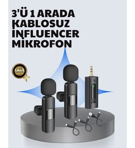 Mobil Uyumlu Mikrofon - Dış Mekân İçin İdeal