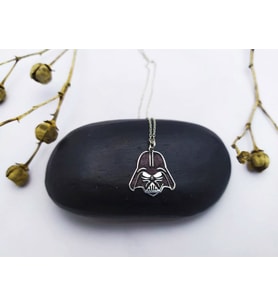 kişiye özel darth vader gümüş kolye