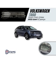Volkswagen Taigo 2022 > Krom Cam Çıtası 12 Parça Paslanmaz Çelik