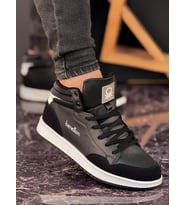 Benetton Erkek Günlük Bilekli Sneaker Ayakkabı (Siyah)