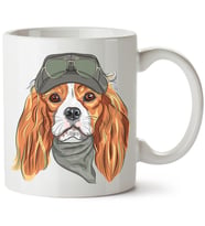 Köpek Baskılı Porselen Kupa Bardak