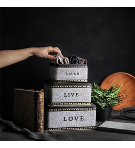 Kare Saklama Kabı 3 lü Set
