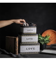 Kare Saklama Kabı 3 lü Set