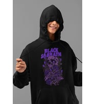 Black Sabbath Müzik Grubu Baskılı Unisex Oversize Rock Metal Hoodie