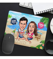 Kişiye Özel Sevgilim Şerefe Mousepad